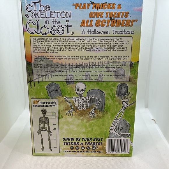 Skeleton and Story Book, like Elf on a Shelf - Picture 16 of 16